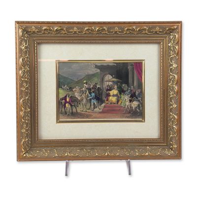 Henry Melville, Esther VIII-10 Hand-Colored Engraving