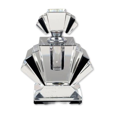 Lalique Chopard Limited Edition Art Deco Crystal Perfume Bottle
