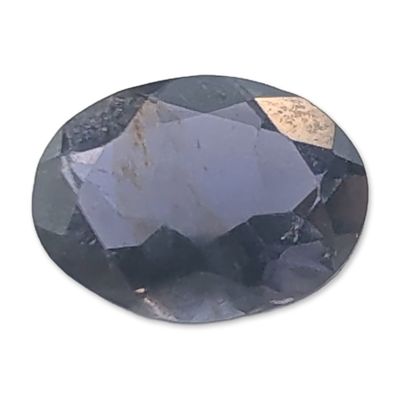 Oval Faceted Deep Indigo Iolite Loose Gemstone