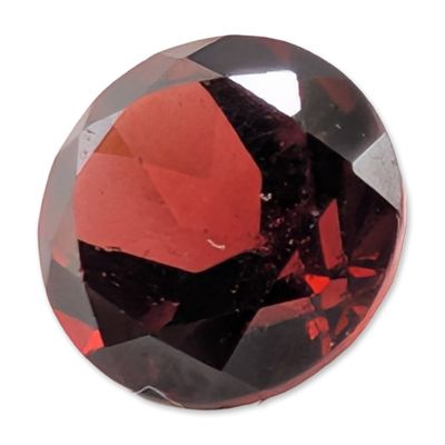 Round Faceted Garnet Loose Gemstone