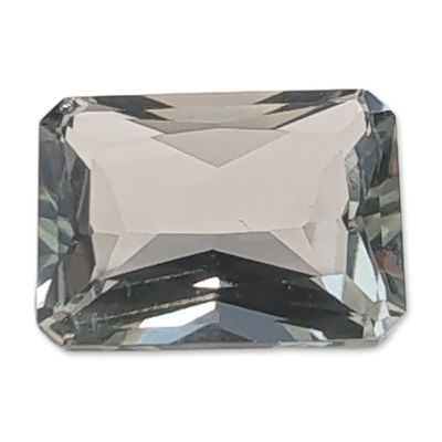 Rectangular Emerald Cut Light Blue Quartz Gemstone
