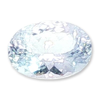 Oval Cut White Sapphire Loose Gemstone
