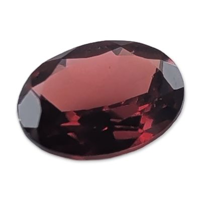 Oval Cut Deep Red Garnet Gemstone