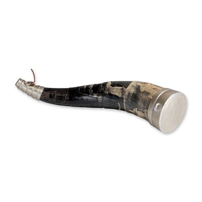 Hand Carved Hunting Horn