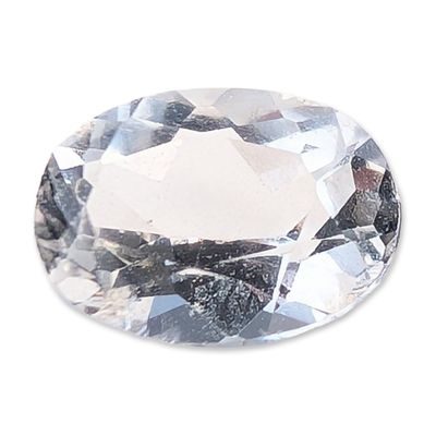 Oval Cut Loose White Topaz Gemstone