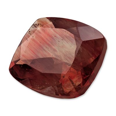 Cushion Cut Reddish-Orange Sunstone