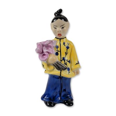 Herend Porcelain Chinoiserie Boy Figurine