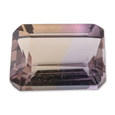 Emerald Cut Ametrine Gemstone