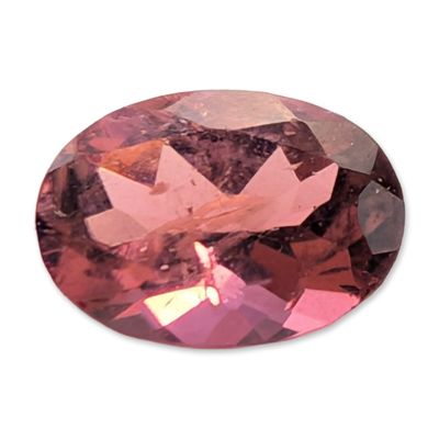 Oval Cut Faceted Pink Tourmaline