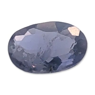 Loose Oval Cut Light Violet-Blue Iolite Gemstone