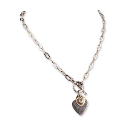 Sterling Silver Heart Pendant Necklace