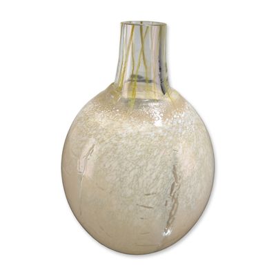 Kosta Boda Winter Garden Series Yellow Squash Vase