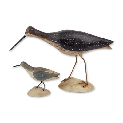 2pc Alfred B. Gardner Shorebird Decoys