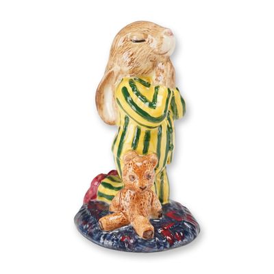 Royal Doulton Bunnykins Colorway Artist Copy Figurine, Bedtime