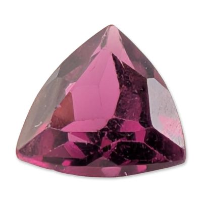 Trillion Cut Rhodolite Garnet Gemstone