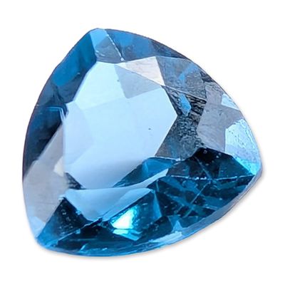 Trillion Cut Blue Topaz Gemstone