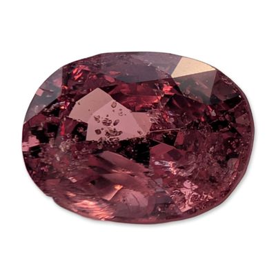 Loose Oval Mixed-Cut Pink Sapphire Gemstone
