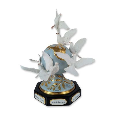 Boehm American Porcelain Global Peace Sculpture