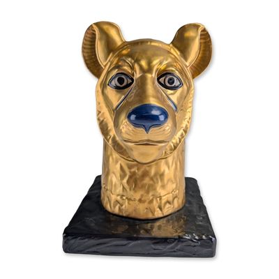 Boehm Porcelain Treasures of Tutankhamun Collection Cheetah Head Figurine