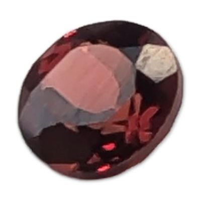 Oval Cut Deep Red Garnet Gemstone