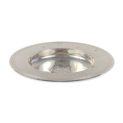 Comyns London Sterling Silver German Coin Dish