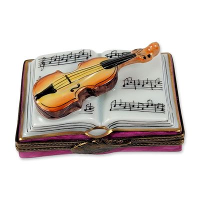 Chamart Limoges Porcelain Mozart Music Box