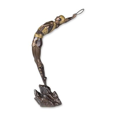 Erte (Romain de Tirtoff) (French/Russian, 1892-1990), Art Deco Bronze Sculpture, Le Danseur