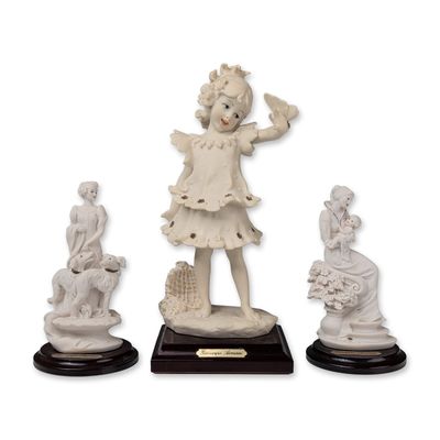 3pc Giuseppe Armani Florence Italian Porcelain Figurines