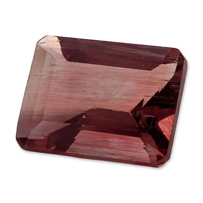 Emerald Cut Pink Stone
