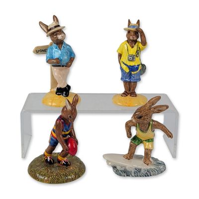 4pc Royal Doulton Australian Special Edition Regional Bunnykins Figurine Set