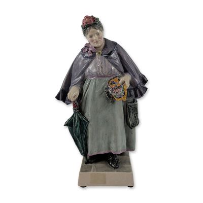 Charles Vyse Chelsea Pottery The Kettle Holder Figurine