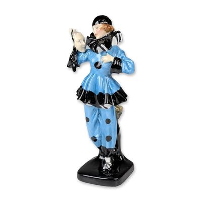 Sale Photo Thumbnail #253: Royal Doulton Colorway Porcelain Art Deco Figurine, The Mask