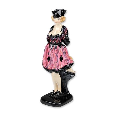 Sale Photo Thumbnail #252: Royal Doulton Porcelain Art Deco Figurine, Mam’selle HN786