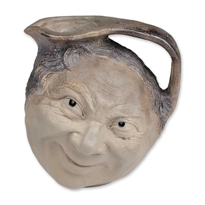 Robert Wallace Martin & Bros. Stoneware Double-Face Grotesque Jug