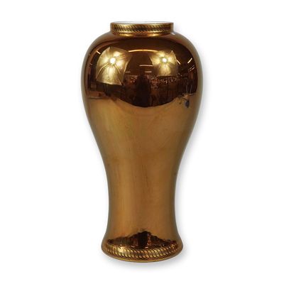 Sale Photo Thumbnail #203: Wedgwood Copper Luster Glazed Ceramic Vase