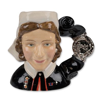 Royal Doulton Colorway Small Character Jug, Nurse D7216