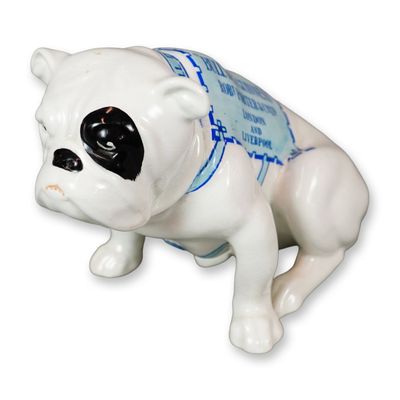 Royal Doulton and Robert Porter & Co LTD. Bulldog Advertising Porcelain Large Figurine