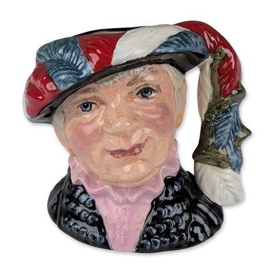Royal Doulton Prototype Colorway Small Character Jug, Pearly Queen D6843