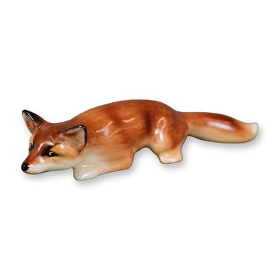 Sale Photo Thumbnail #241: Royal Doulton Bone China Figurine, Fox Stalking HN147E