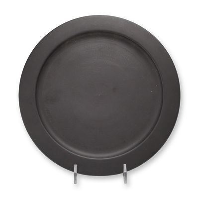 Sale Photo Thumbnail #330: Wedgwood Black Basalt Charger Platter