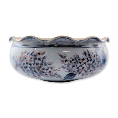 Sale Photo Thumbnail #349: Moorcroft Macintyre Rare Florian Ware Lilac Bowl