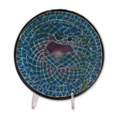 Sale Photo Thumbnail #366: Dennis China Works Sally Tuffin Snake Ceramic Plate