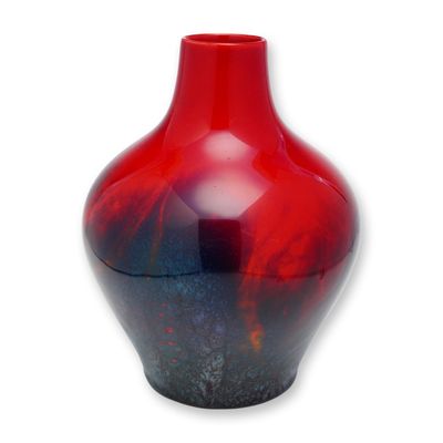 Sale Photo Thumbnail #180: Royal Doulton Sung Flambe by Fred Moore Vase
