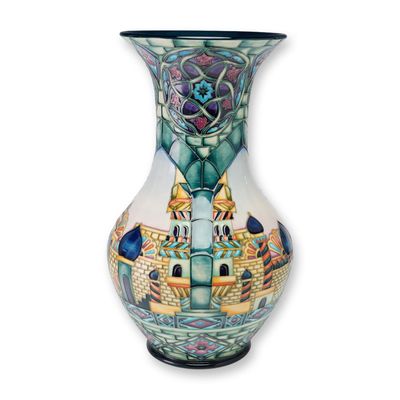 Sale Photo Thumbnail #354: Moorcroft Pottery by Beverley Wilkes Vase, Halakha