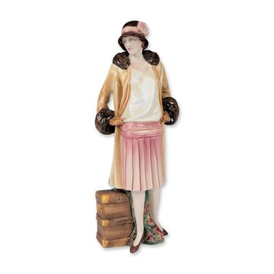 Sale Photo Thumbnail #268: Royal Doulton Prototype 1920s Lady Porcelain Figurine