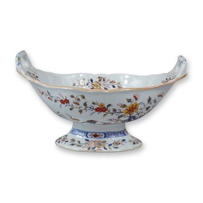 Sale Photo Thumbnail #116: Wedgwood Stone China Imari Pattern Pedestal Centerpiece Bowl