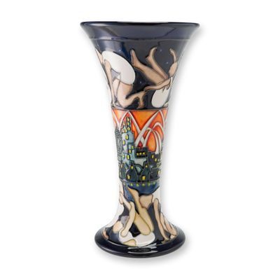 Sale Photo Thumbnail #162: Moorcroft Pottery by Kerry Goodwin Vase, The Athletes