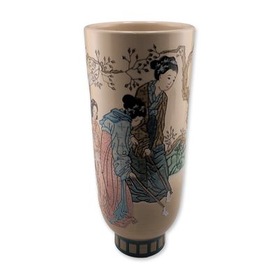 Sale Photo Thumbnail #169: Dennis Chinaworks Large Limited Edition Geisha Girls Vase