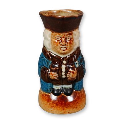 Sale Photo Thumbnail #104: Royal Doulton Lambeth Stoneware Salt-Glazed Standing Toby Jug