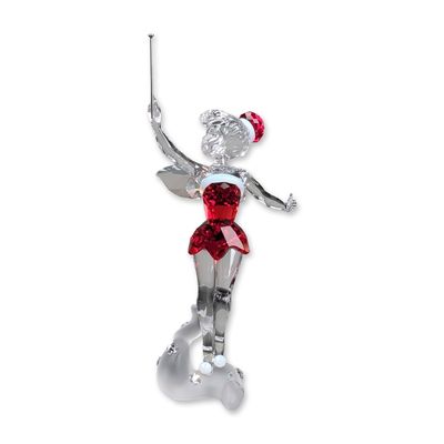 Sale Photo Thumbnail #193: Swarovski Crystal Disney 2012 Christmas Figurine, Tinkerbell Santa